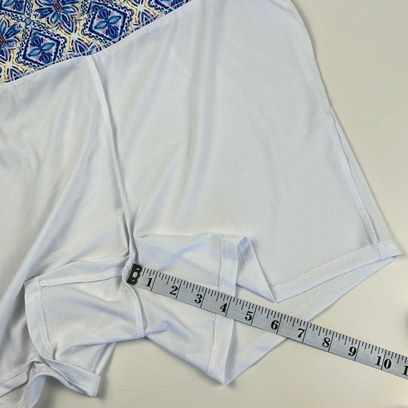 Rafaella Tile Floral Skirt Skort with Charm Blue and White Size XL - Picture 13 of 15